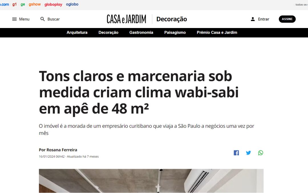 Revista Casa e Jardim – Arte Itaim